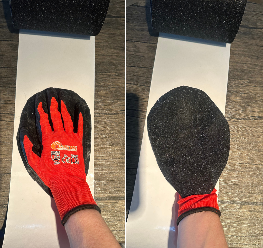 Scratch Board Oval Glove